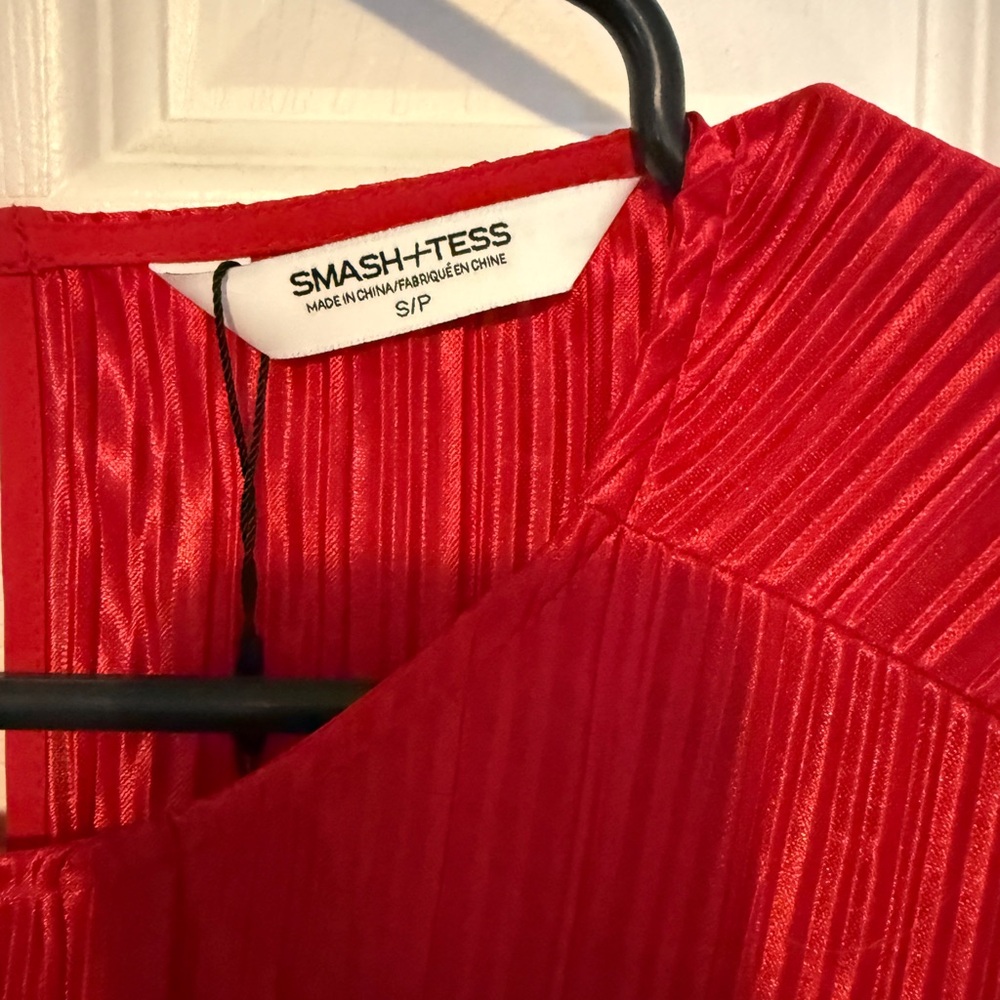 Smash + Tess Festive Red Tasia Mini Dress